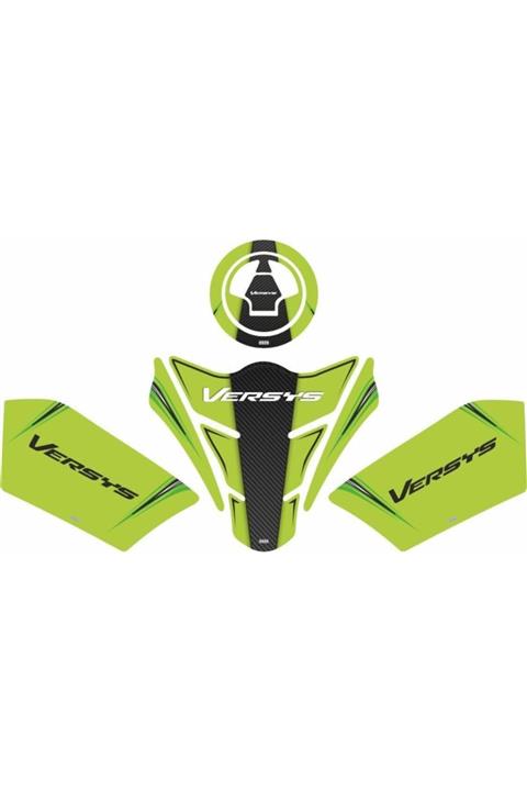 Kawasaki Versys 3'lu Set Tank Pad Depo Pad Yan Pad Gogo