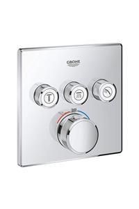 Grohe Grohtherm Smartcontrol Üç Noktadan Akış Kontrollü Ankastre Termostatik Duş Bataryası