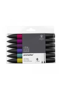 Winsor Newton Winsor & Newton Promarker Zengin Tonları Seti 3822332c  6'lı