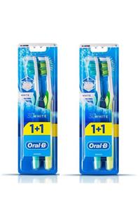 OralB Diş Fırçası 3d White 40 Medium 1+1 X2 Paket