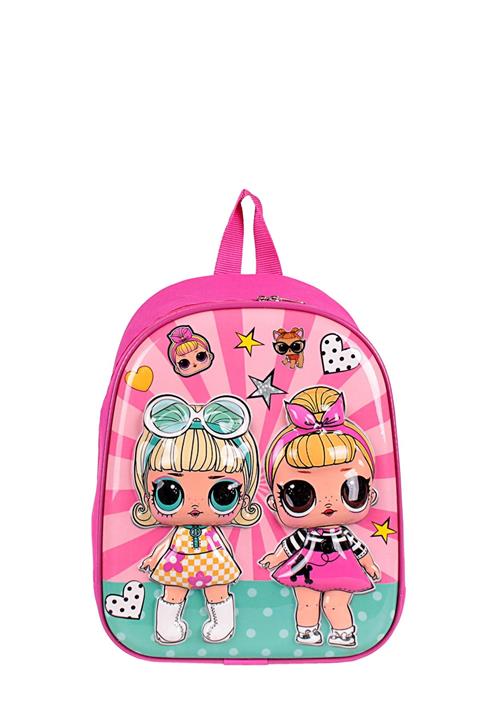 ZİGGA Pembe Lol Bebek Kız Çocuk Anaokulu Orta Boy Sırt Çantası