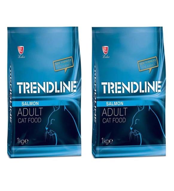 Trendline Somunlu Yetişkin Kedi Maması 1 Kg 2'li Set