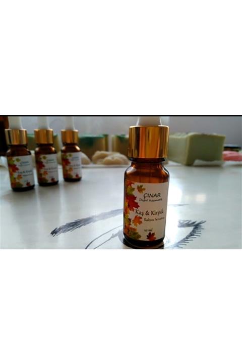 Çınar Doğal Kozmetik Doğal Kaş & Kirpik Bakım Serumu, 10 ml