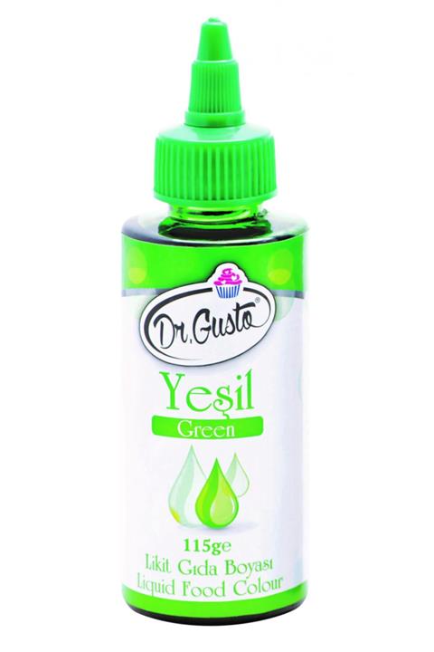 Dr. Gusto Yeşil Su Bazlı Likit Gıda Boyası 115 gr