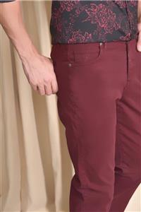 BAGGI Slim Fit Spor Pantolon Bordo