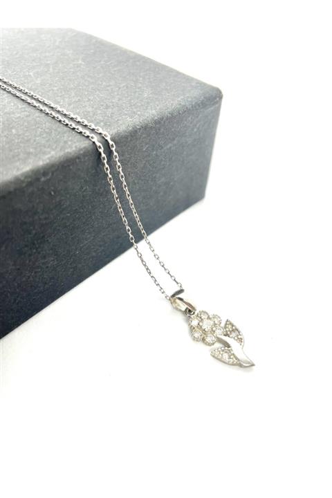 AgateStones 925 Ayar Kadın Çiçekli Kolye Ucu