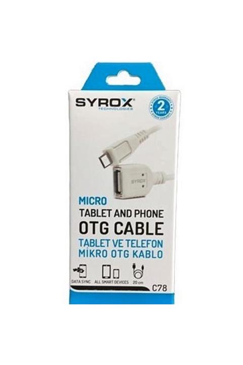 DIGERUI Otg Micro 1.0a Eco Kablo Syrox Syx-c78