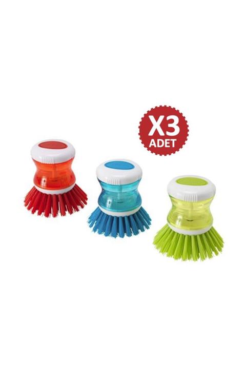 Area Online Tartsmet Deterjan Hazneli Fırça 3'lü Set