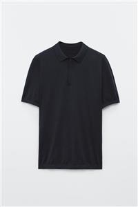 Massimo Dutti Erkek Kısa Kollu Pamuklu Triko Polo T-Shirt 00910422