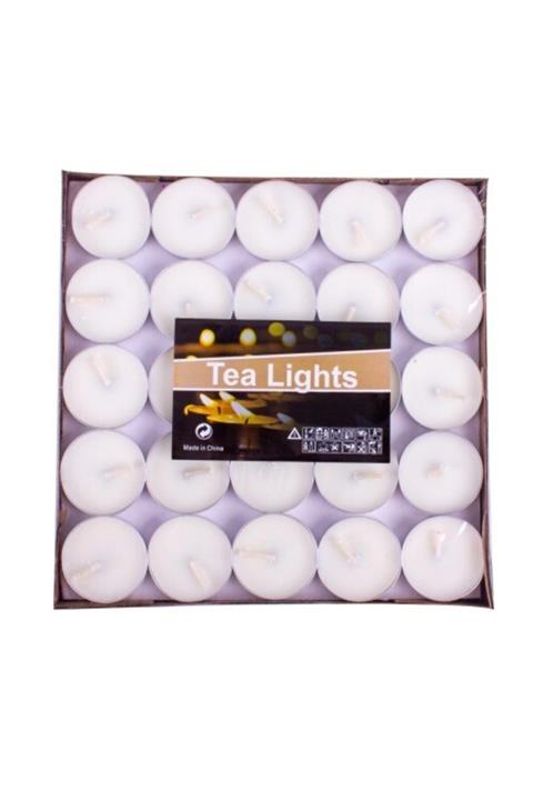 tealıght Beyaz Yuvarlak Mum 100 Adet