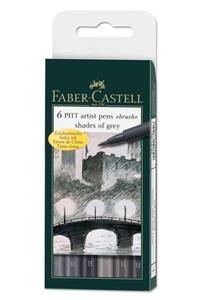 Faber Castell Faber Cızım Kalemı Pıtt Grı Ton 6 Lı (5188167104)