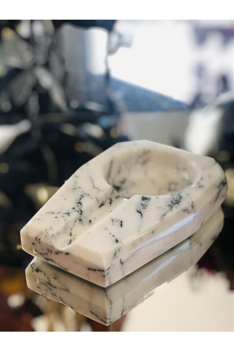 BGM ELEGANT DESİGN Beyaz Tasarım Puro Küllüğü