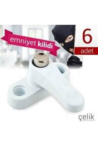 Muray Pvc Kapı Pencere Emniyet Kilidi - Pimapen Kilidi - Çelik - 6 Adet