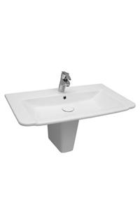 Eca Serel Diagonal 48x75 Cm Yarım Ayaklı Lavabo Dg30+dg21