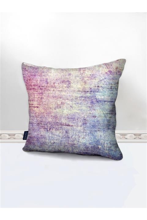 BENLİSSO HOME Kırlent Kılıfı 45x45 Eskitme Mor Renkler