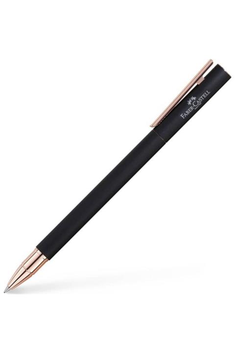 Faber Castell Faber-castell Neo Slim Roller Kalem Mat Siyah Rose Gold 343114