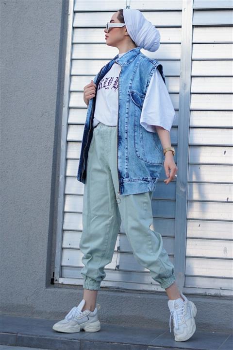 modaalone Kadın Kot Yelek