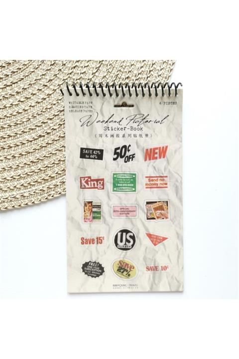 İbeking Weekend Pictorial Sale Sticker Book