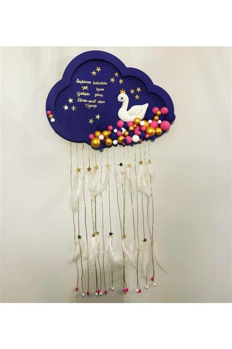 Neşeli Tasarımlar Bulut Pano Bebek Kapı Süsü