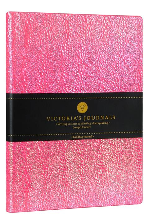 Victoria's Journals Smyth Corva Noktalı Defter 15x21 Cm Pembe