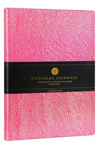 Victoria's Journals Smyth Corva Noktalı Defter 15x21 Cm Pembe