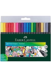 Faber Castell Grip Finepen Ince Uçlu Kalem 0.4 Mm 20 Renk