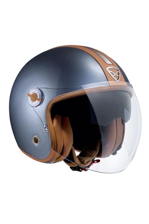Nexx X.70 Groovy Güneş Vizörlü Açık Kask (titanium-camel)