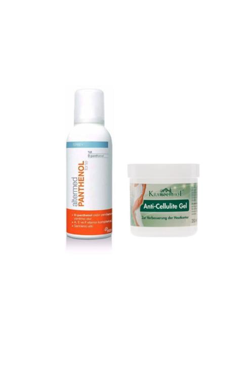 Altermed Yüksek Oranda D-panthenol Içeren Nemlendirici Sprey 150 Ml + Krauterhof Anti-cellulite Jel 250 Ml