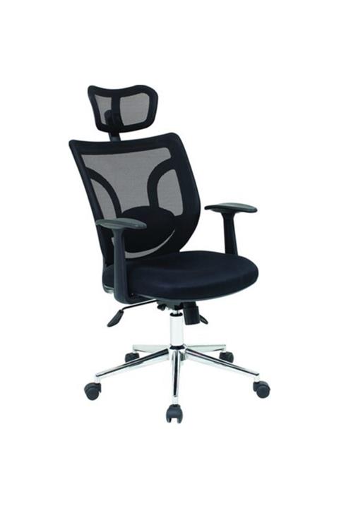 ASBİR Siyah 782 Seren Fileli Yönetici Çalışma Koltuğu