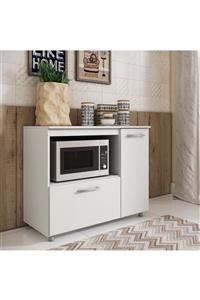 EraHome Lüx Nature Mini Fırın Bölmeli Dolap Mutfak Ve Fırın Dolabı