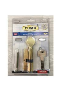 Yuma 68mm Bilyalı Tuzaklı Mandallı Barel 3 Anahtarlı Çelik Kapı Göbeği