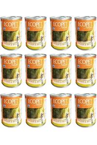 Farmina Ecopet Natural Tavuk Ve Pirinçli Köpek Konservesi 300 Gr 12 Adet