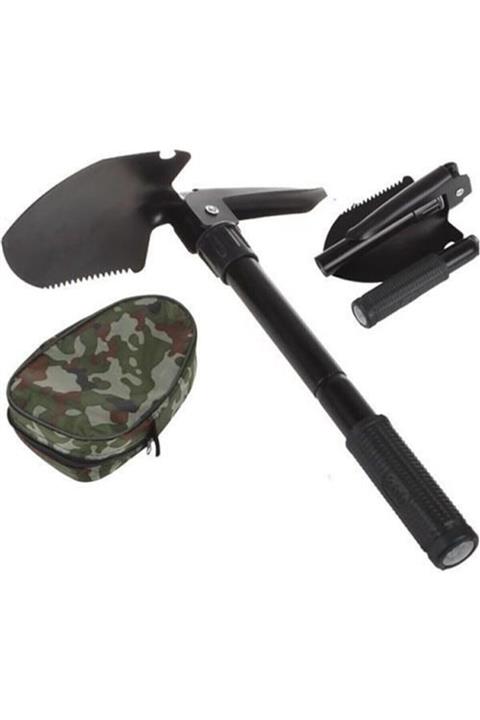 LEADER TRADE Mini Katlanabili Rçantalı Kazma Kürek