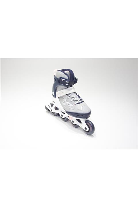 Meridyen Çocuk Paten Gri Fıt 3 Dukkan Tek Frenli Ayarlanabilir Yapı