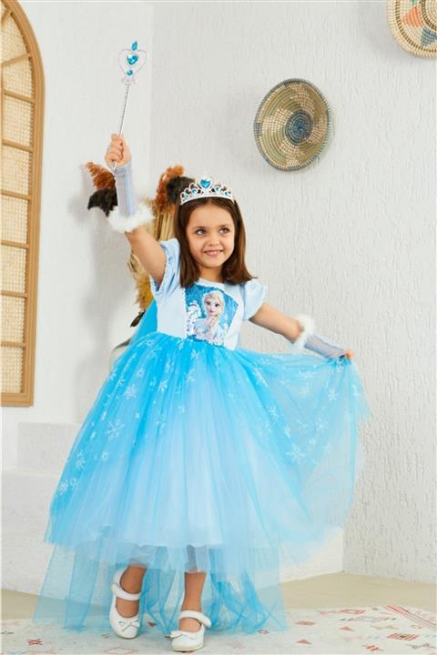 PINAR KİDS Sihirli Elsa Kostüm