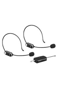 Gold Audio Gx-742 Çift Headset Uhf Wireless Telsiz Mikrofon