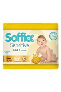 Soffio Bebek Islak Mendil 3×60