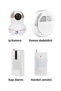 ShoppingFarm Angeleye Ks-511 Full Hd Wifi Ev Ve Bebek Ip Kamera 4in1 Full Set