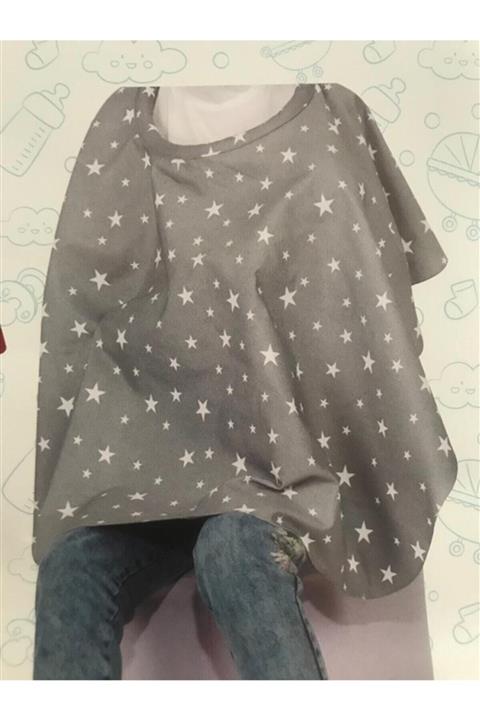 babymiss Desenli % 100 Pamuk Hava Alabilen Bebek Emzirme Örtüsü