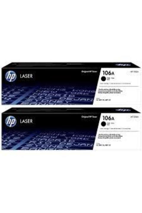 HP 106a Siyah Toner W1106a (2 Adet Avantajlı Fiyat)