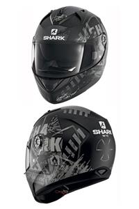 Shark Rıdıll Boş Skyd Mat Siyah Motosiklet Kask ------- Xl Beden