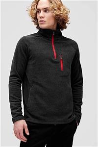 Bad Bear Husky Half-zip Polar Erkek Polar Sweatshirt 19.02.21.006-c02raven