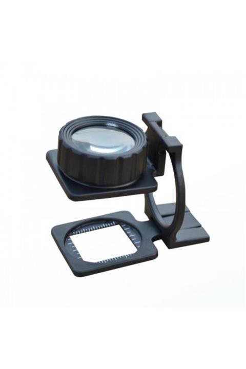 adagro Tekstilciler Için Kumaş Kontrolü Büyüteç,katlanan, Metal 15x Büyütme