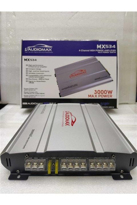 AUDİOMAX Mx-534 4 Kanal Oto Amfi