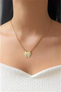 Çlk Accessories Çelik Yılan Zincir Çubuk Çelik Kolye Trkolye5413 B35003