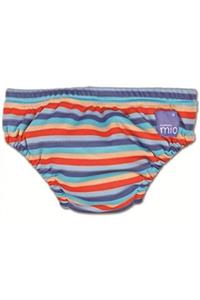 Bambino Mio Swim Nappy Bebek Mayosu Turuncu Çizgili