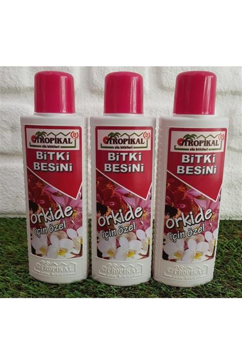 TROPİKAL Orkide Besini 3 Adet 225 ml