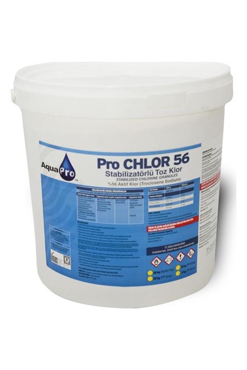 Aqua Pro Yüzme Havuz Suyu %56 Klor Granül Toz Klor 5 Kg