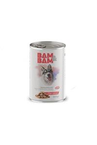 BAM&BAM Somonlu Soslu Yetişkin Köpek Konservesi 400 gr x 6 Adet