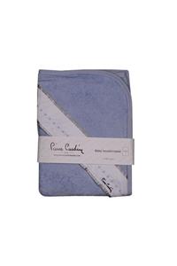 Pierre Cardin Mavi Yıldızlı Kundak Banyo Havlusu 90 X 75 cm